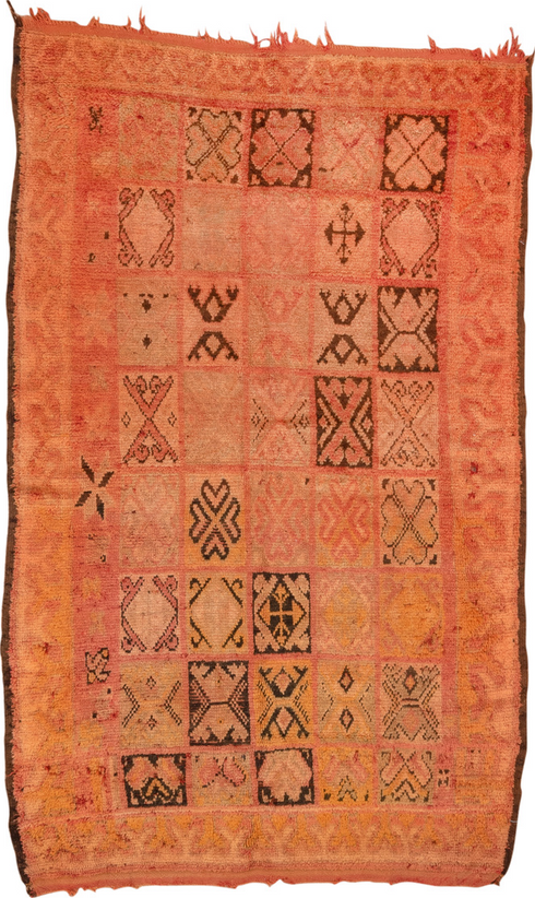 Vintage Moroccan Area Rug (4' x 7')